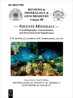cover image of Sulfate Minerals